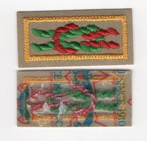 Webelos Arrow of Light Award Knot, Tan Weave, "Since 1910" Backing, Mint! - Picture 1 of 1