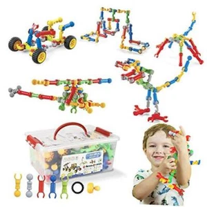 STEM Toys Kids Building Kit, 125 Pcs Educational Learning Set Construction - Picture 1 of 7