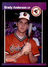 1989 Donruss Brady Anderson    RC #519 Baltimore Orioles