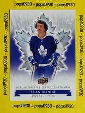 Brian Glennie, 2017 Toronto Maple Leafs, Centennial Edition, #15