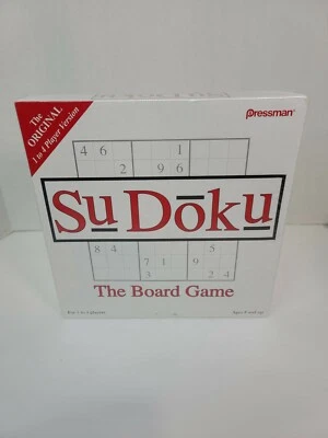 Pressman Sudoku The Board Game 1 to 4 Players The Original Version New Sealed  - Image 1 of 4
