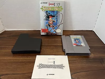 Castlevania II 2 Simon's Quest Nintendo NES CIB Complete - Image 1 of 4