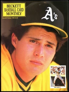 Jose Canseco Gregg Jefferies October 1990 Beckett Baseball Monthly Magazine #67 - Picture 1 of 2