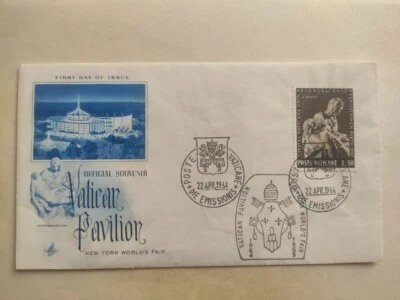 Carimbo Artcraft Vatican Poste Lembrança Oficial Feira Mundial de Nova York  - Image 1 of 2