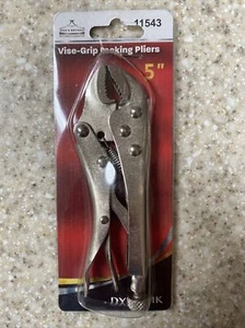 VISE GRIP TOOLS 5" CURVED JAW LOCKING PLIERS WIRE CUTTER - VICE GRIPS New! - Picture 1 of 6
