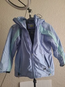 Stardust Jacket Girls Size 12 Light Blue - Picture 1 of 5