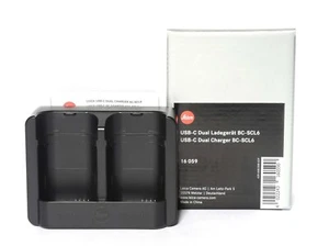 Genuine Leica USB-C Dual Charger BC-SCL6 for SL2 SL2-S SL3 SL3-S Q2 Q3 #16059 - Picture 1 of 4