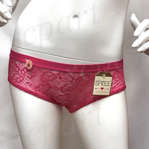 Neu Sexy Damen Intim Geschenk Dessous Spitze Boyshort Höschen PINK S M L XL 295 - Bild 1 von 3