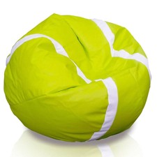 Puf Tennis Padel Pouf Poltrona Sacco Pallone Grande Puff in Ecopelle Dim. 105X55