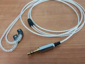 1.2Meter Cable UE TF10 SF3 SF5 5EB 5pro Upgrade Wire Gold 3.5MM OCC Silver - Picture 1 of 2