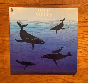 Deep Voices The Second Whale Record LP Capitol 1983 Pressing Whales w/ Inner VG+ - Picture 1 of 6