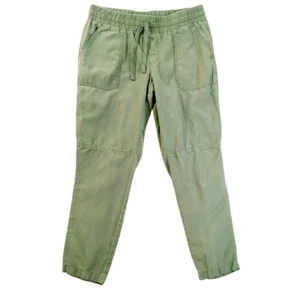 Maurices Pants Womens Sz 8 Soft Twill Stretch Elastic Waist Drawstring Relaxed - Picture 1 of 20