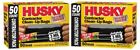 Husky Heavy Duty Clean-Up Garbage Trash Bags 42 Gallon - 50 or 100 Count -Black 