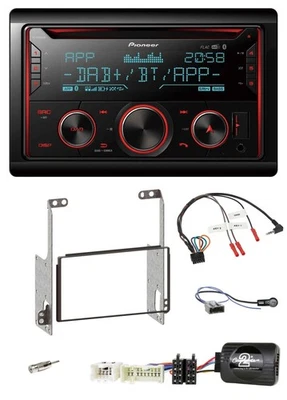 Pioneer 2DIN DAB Lenkrad Bluetooth USB CD Autoradio für Nissan X-Trail T31 2007- - Bild 1 von 4