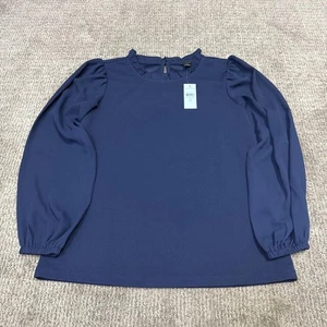 Ann Taylor Blouse Blue Long Sleeve Women’s Size XSP NWT - Picture 1 of 11