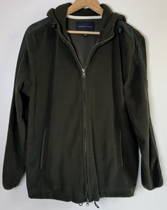 Banana Republic Mens Green Fleece Full Zip Hoodie Jacket Size Large - Picture 1 of 13