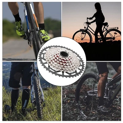VG Sports 9 Speed 11‑46T Split Structure Mountain Bike Cassette Light Alloy - Image 1 of 4