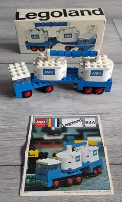 Lego Legoland Double Tanker 644 - Boxed 100% Complete & Instructions 1971 - Image 1 of 4