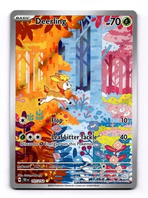 Deerling 165/162 Illustration Rare Pokemon TCG SV05: Temporal Forces NM - Image 1 of 2