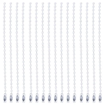 Шар бусина цепочка бисером ожерелье цепочки для изготовления ювелирных изделий, 20 шт. (белый) - Изображение 1 из 4