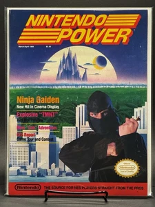 Nintendo Power Magazine Volume #5 March/April 1989 Ninja Gaiden Poster/Inserts - Picture 1 of 1