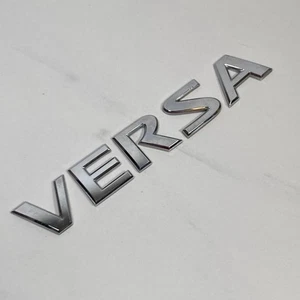 2007-2011 Nissan Versa Emblem Logo Badge Letters Rear Tailgate B3089 Chrome - Picture 1 of 15