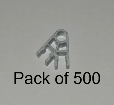 (500) Conectores bidireccionales de granito gris K'nex - Piezas de repuesto estándar a granel KNEX Foto 1 de 2