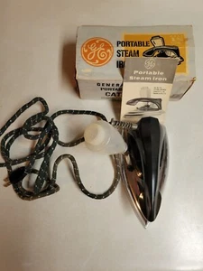 Vintage GE Portable Steam Iron F29 with Box and Instructions - Picture 1 of 9