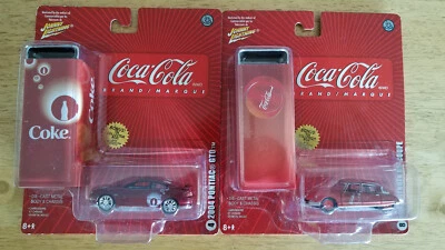 2 Johnny Lightning Coca-Cola Vehicles with Bonus Tin Collector Box - Image 1 of 3