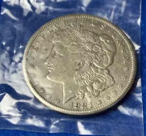 Morgan Silber Dollar 1921 vz (kein Münzzeichen) schöne Silbermünze. - Bild 1 von 4