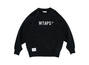 Wtaps Sign Sweater Cotton. TSSC Black - Picture 1 of 2