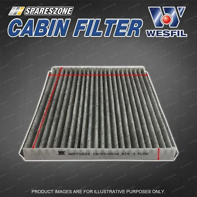 Wesfil Cabin Filter for Kia Sportage QL SL SL II 4Cyl 2.0 2.4 Refer RCA346P - image 1 of 2