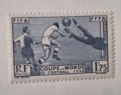 1938 - France 1938 Football World Cup - MH Cover