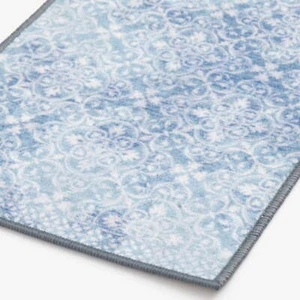 Mainstays 18"x30" Teal Medallion Indoor Rug - Picture 1 of 6