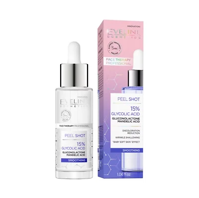 Suero exfoliante Eveline Cosmetics Suero exfoliante Shot AHA 15 % 30 ml Foto 1 de 4