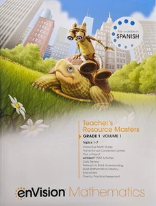 Grade 1 Envision Mathematics Teachers Resource Masters Volume 1 Topics 1-7 2020 - Picture 1 of 1