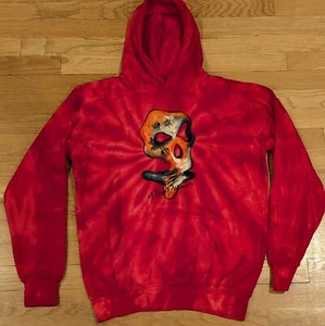 Dez Delmar Red Tie Dye Hoodie - Picture 1 of 4