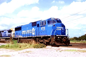 ORIGINAL KODACHROME SLIDE CSX (ex-CONRAIL) SD-60I #8776 TAMPA, FL  SEPT 13, 1999 - Picture 1 of 1