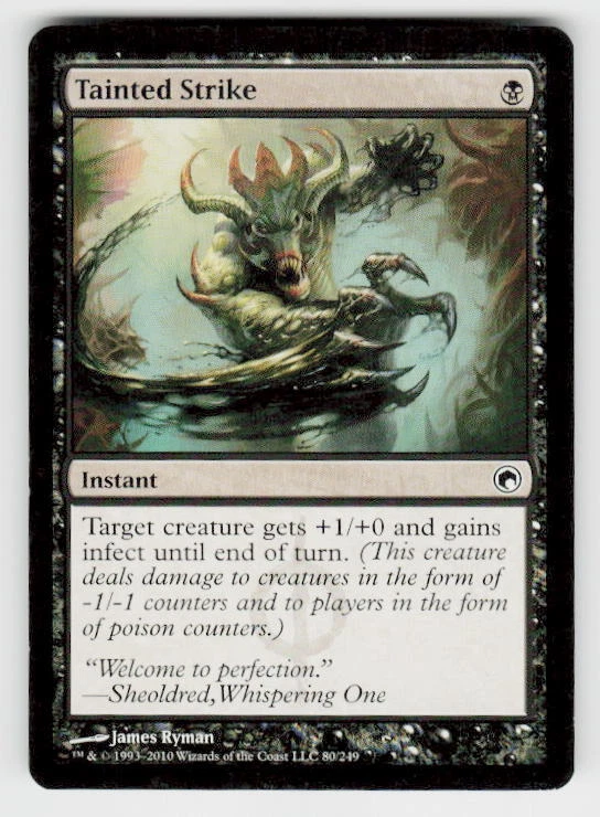 Scars of Mirrodin #80 Tainted Strike - Image 1 of 2