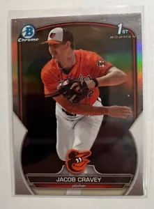 2023 Bowman Draft Chrome Jacob Cravey 1st Refractor - Picture 1 of 2