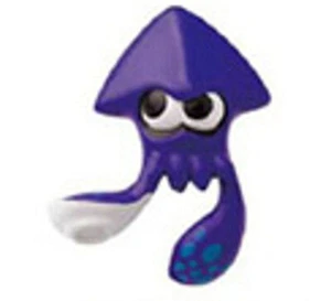 Splatoon 2 Chocolate Egg Series Trading Figur: Inkling Tintenfisch [Neon Blau] - Foto 1 di 3
