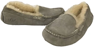 UGG Women's Ansley 3312 Slip On Moccasin Slippers Size 8 Gray EUR 39…...F46 - Picture 1 of 8