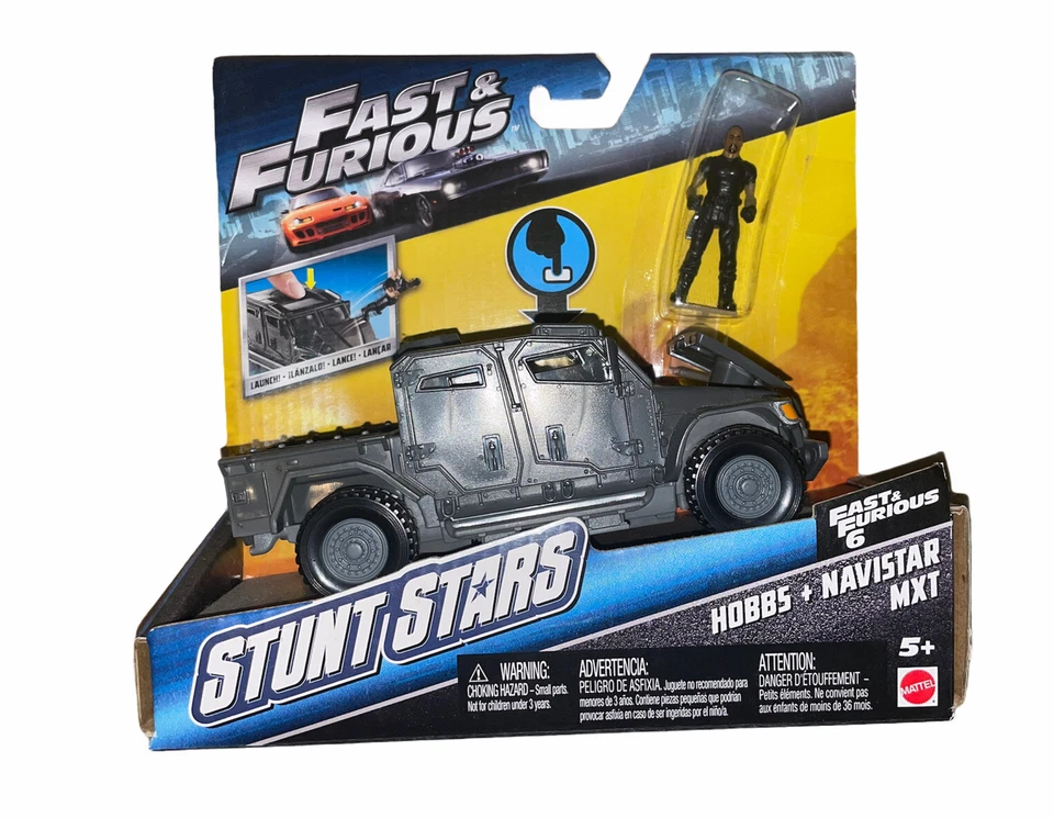 Fast & Furious Stunt Stars -Hobbs & Navistar MXT, (Car & Figure) Mattel 2016 - Image 1 of 1