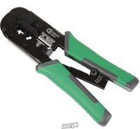 Commercial Electric-Ratchet Modular Plug Crimper All Steel Construction