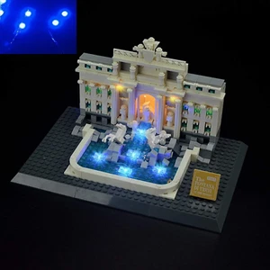 USB Light Kit for Lego Architecture Trevi Fountain 21020 Brick Building Blocks-( - Picture 1 of 12