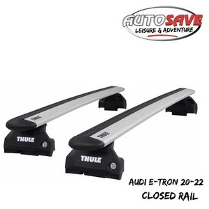 Thule WingBar Evo silber Dachstangensets Audi e-tron Sportback 20-22 geschlossene Schiene - Bild 1 von 1