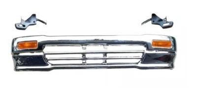 Bundle of Front Chrome Bumper Lights Valance For Toyota 1992-95 Pickup 4WD 4X4 - Image 1 of 4