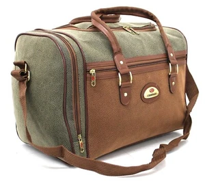 Ryanair EasyJet 42x29x22cm Hand Luggage Cabin Bag Holdall Faux Leather - Picture 1 of 5