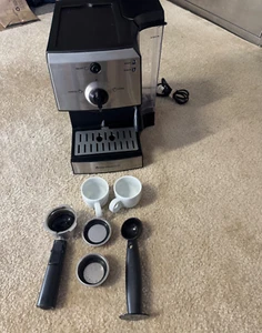 EspressoWorks AEW1000 1350W All-in-One Espresso Machine Set - FREE SHIPPING! - Picture 1 of 8