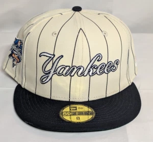 New York Yankees New Era 59FIFTY 2000 Serie Mundial Gorra Ajustada a Rayas Talla 8 MLB - Imagen 1 de 4